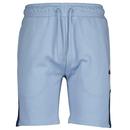 Ellesse Turi Retro Side Stripe Shorts in Light Blue SHR17435