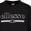 Wezen Ellesse Retro 80s Logo Crew Sweatshirt Black