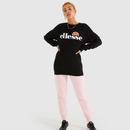 Agata ELLESSE Women's Retro 80s Sweatshirt - Black