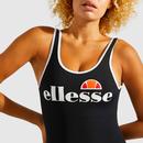 Lilly ELLESSE Retro 80s Scoopback Swimsuit - Black