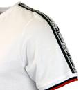 Maldini ELLESSE Retro 80s Indie Logo T-Shirt WHITE