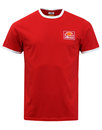 Montefello ELLESSE Retro Indie Ringer T-Shirt RED