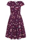 Claudia EMILY AND FIN Retro Vintage Skiers Dress