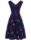 Florence EMILY AND FIN 50s Vintage Floral Dress