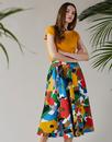 Sandy EMILY AND FIN Floral 50s Circle Midi Skirt