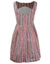 Abigail EMILY AND FIN Retro 50s Marble Pleat Dress