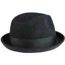 Brooklyn FAILSWORTH Mod Bluesman Trilby Hat (Grey)