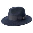 Failsworth Boston Water Resistant Wool Felt Fedora Hat in Blue