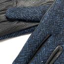 Lundale Failsworth Harris Tweed & Leather Gloves B