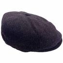 Failsworth Hudson Abraham Moon Wool Retro Newsboy Hat in Merlot