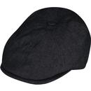 failsworth hats mens irish linen hudson flat cap charcoal