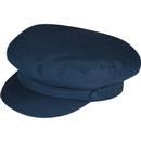 failsworth hats mens irish linen mariner flat cap navy