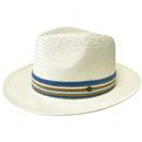 Failsworth Monaco Retro Paper Straw Hat in Bleach