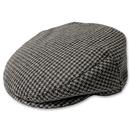 Failsworth Norwich Retro Men's Tweed Flat Cap in Grey/Black 997