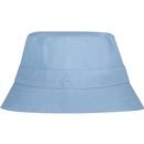 failsworth hats mens tropical flower pattern  print reversible cotton bucket hat sky blue