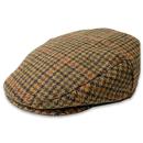 Failsworth Men's Tweed Check County Cap in Bracken