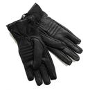 FAILSWORTH Retro Wax Quilted Leather Gloves BLACK