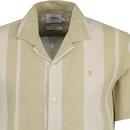 Alston Farah Stripe Crepe Revere Collar Shirt (H)