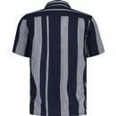 Alston Farah Stripe Crepe Revere Collar Shirt (TN)