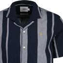 Alston Farah Stripe Crepe Revere Collar Shirt (TN)