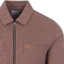 Asthill FARAH 100 Mod Dogtooth Zip Shirt Jacket