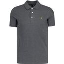 farah vintage mens blanes classic mod plain colour pique polo tshirt grey marl