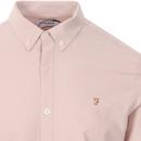 Brewer FARAH Slim Button Down Oxford Shirt (Pink)