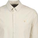 Brewer Farah Mod Stripe Casual Fit Oxford Shirt MG