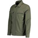 Goto Farah Vintage Zipped Overshirt Washed Green