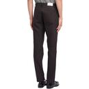 FARAH 'Elm' Cotton Hopsack Regular Fit Trousers in Black