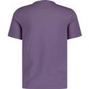 Danny Farah Organic Crew Neck T-shirt Slate Purple