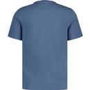 Danny Farah Organic Crew Neck T-shirt Sheaf Blue