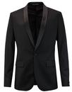 FARAH Retro 1960s Shawl Collar Dinner Suit - Black