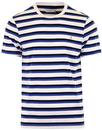 Factory FARAH Retro 60s Bold Multi Stripe T-Shirt