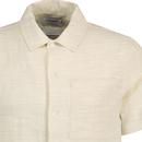 Fleet Farah Dobby Tonal Check Short Sleeve Shirt C