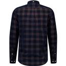 Farah Fontella Check Mod Button Down Cord Shirt BO