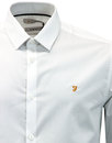 Handford FARAH Mens Mod Bone Collar Smart Shirt W