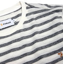 Lennox FARAH Retro Mod Stripe Crew T-shirt (E/G)
