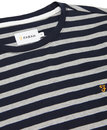 Lennox FARAH Retro Mod Stripe Crew T-shirt (N/G)