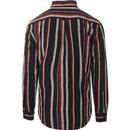 Mcpherson FARAH 100 Mod Multi Stripe Oxford Shirt