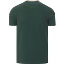 Meadows FARAH Retro Mod Tipped Pique T-shirt (PG)