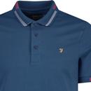 Purdy Farah Men's Retro Tipped Rib Polo Shirt (CM)