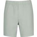 farah vintage mens redwald drawstring waffle swim shorts grove green