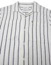 Robbins FARAH Retro Stripe Resort Collar Shirt (E)