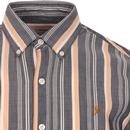 Robertson FARAH Retro Mod Textured Stripe SS Shirt
