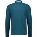 Original Penguin Mod Tipped LS Pique Polo Shirt RP