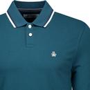 Original Penguin Mod Tipped LS Pique Polo Shirt RP