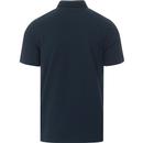 Townshend FARAH Textured Rib Stripe Mod Polo Shirt