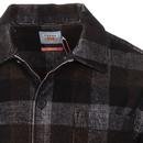 Wyman FARAH 100 Retro Mod LS Check Cord Shirt (DB)