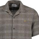 Farah Yute Check Retro Revere Linen SS Shirt (TK)